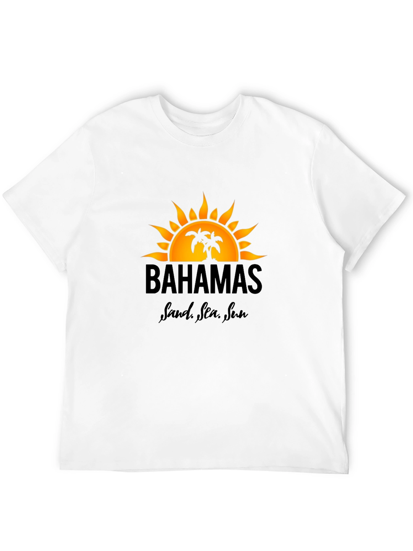 Bahamas Sand Sea Sun Graphic T-Shirt