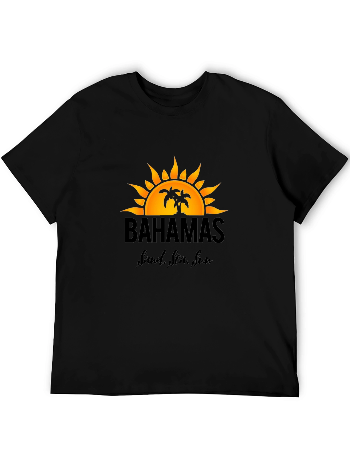 Bahamas Sand Sea Sun Graphic T-Shirt