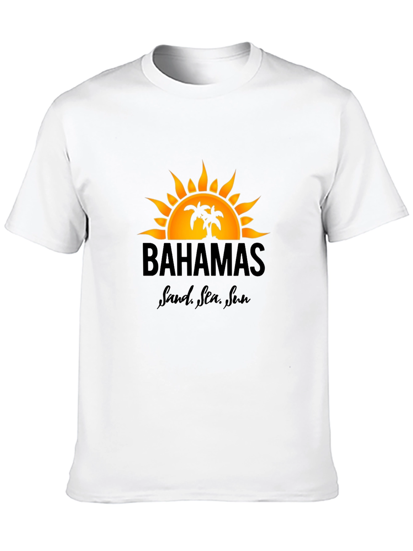 Bahamas Sand Sea Sun Graphic T-Shirt