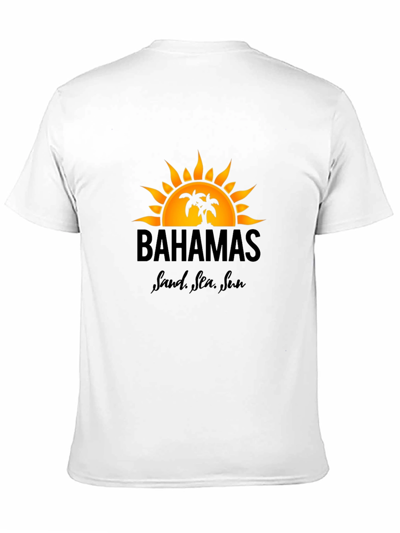 Bahamas Sand Sea Sun Graphic T-Shirt