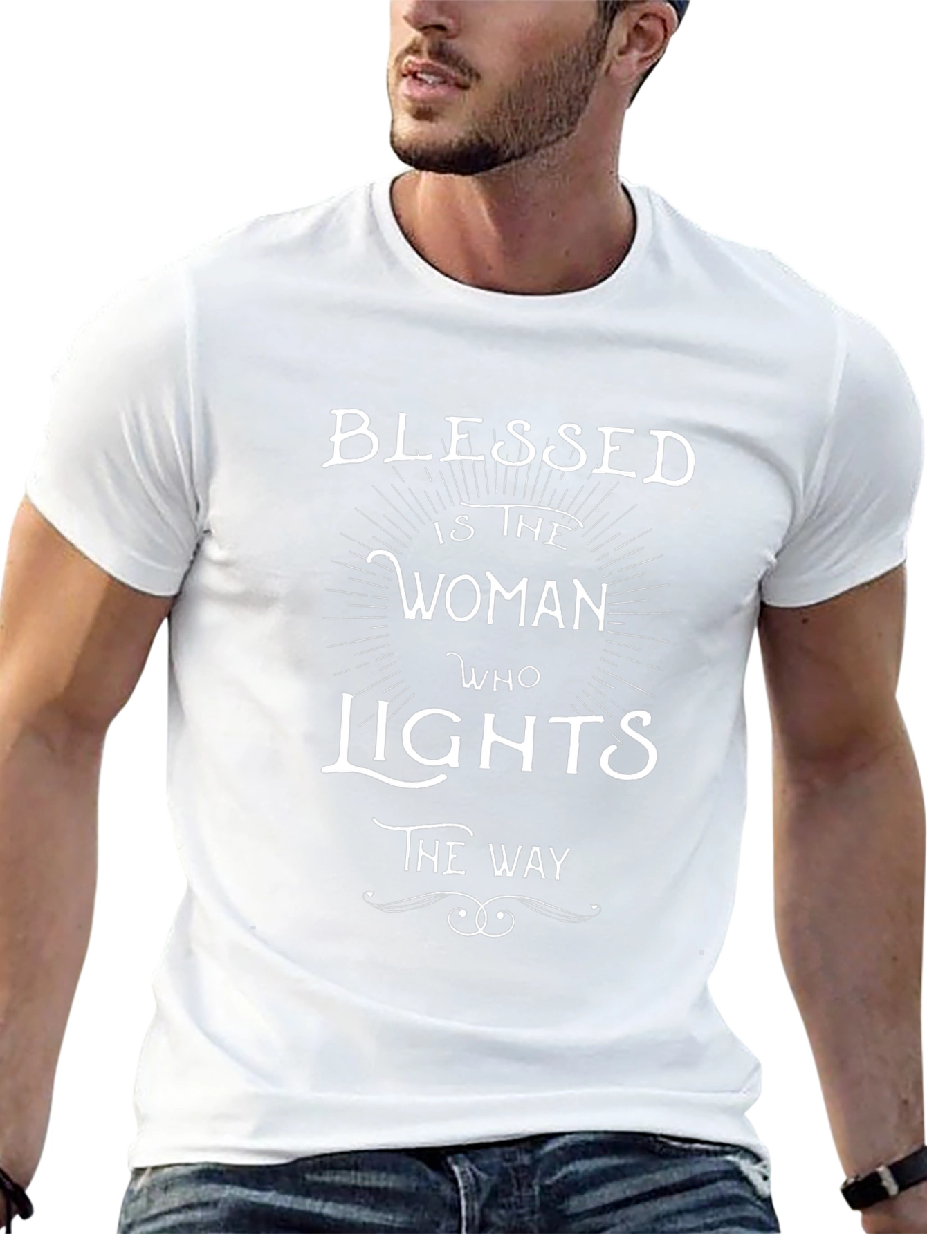 Blessed Woman Graphic Tee - Black