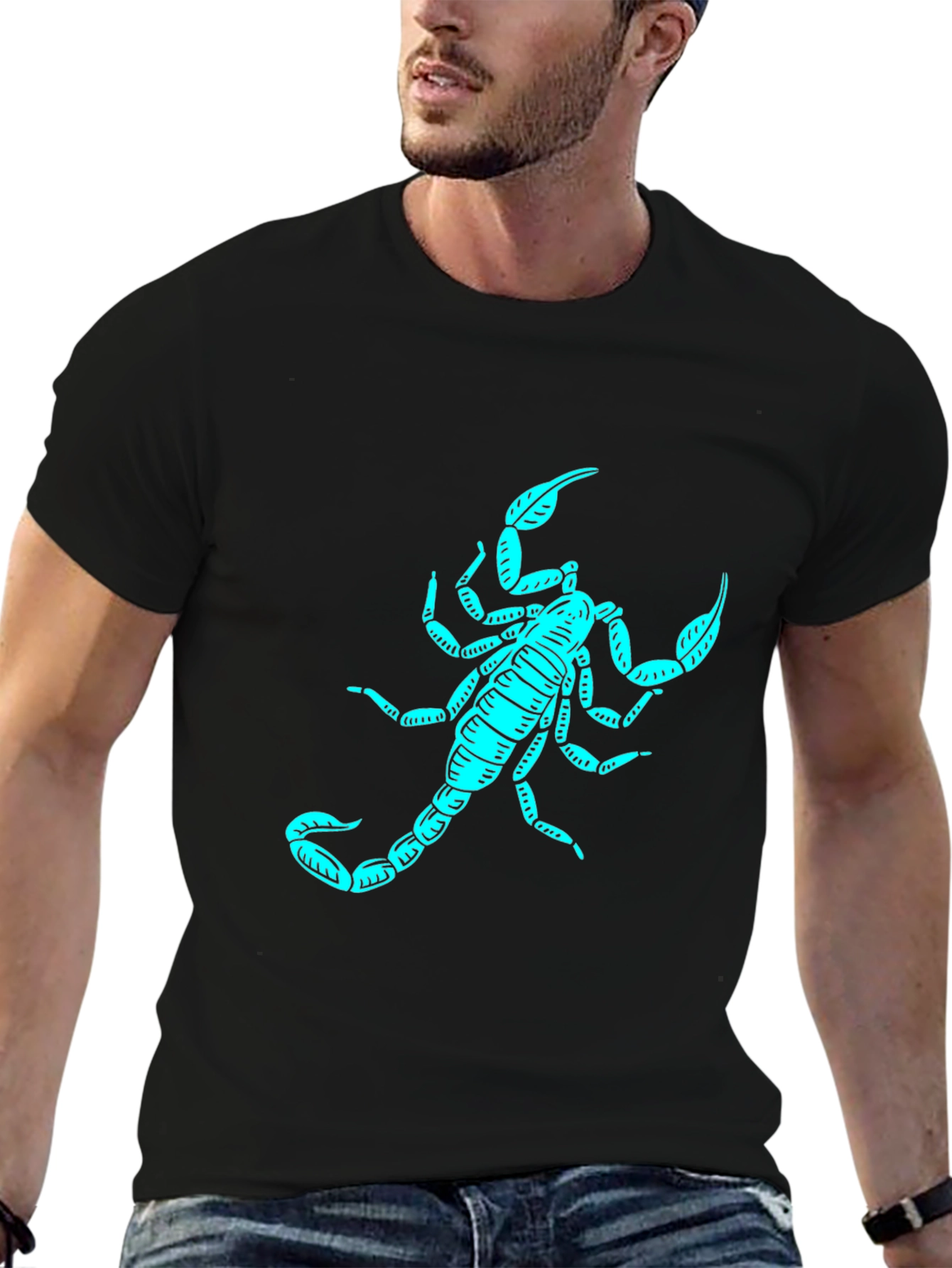 Scorpion Graphic Black T-Shirt