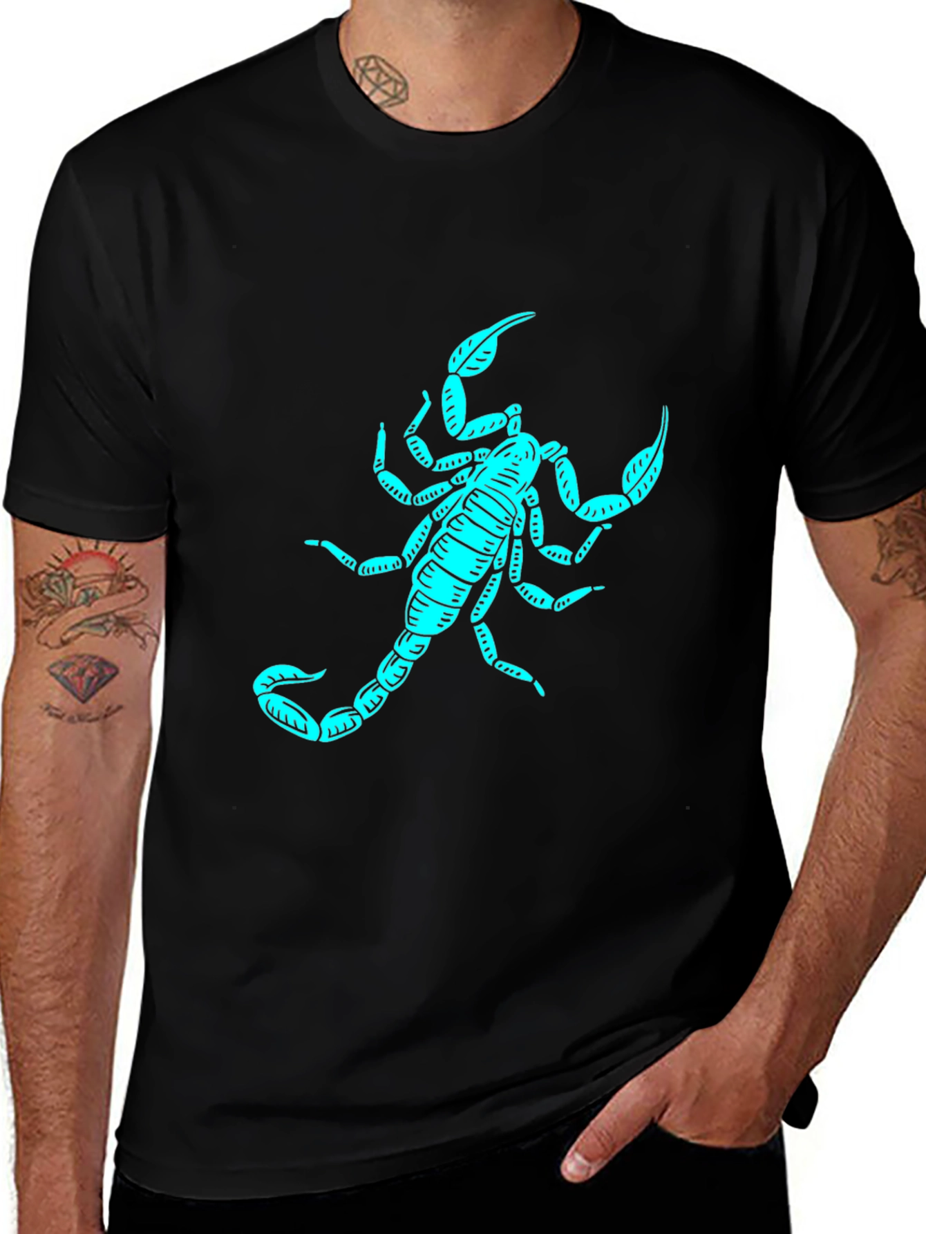 Scorpion Graphic Black T-Shirt