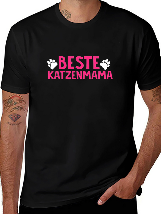 Beste Katzenmama T-Shirt - Cat Mom Tee