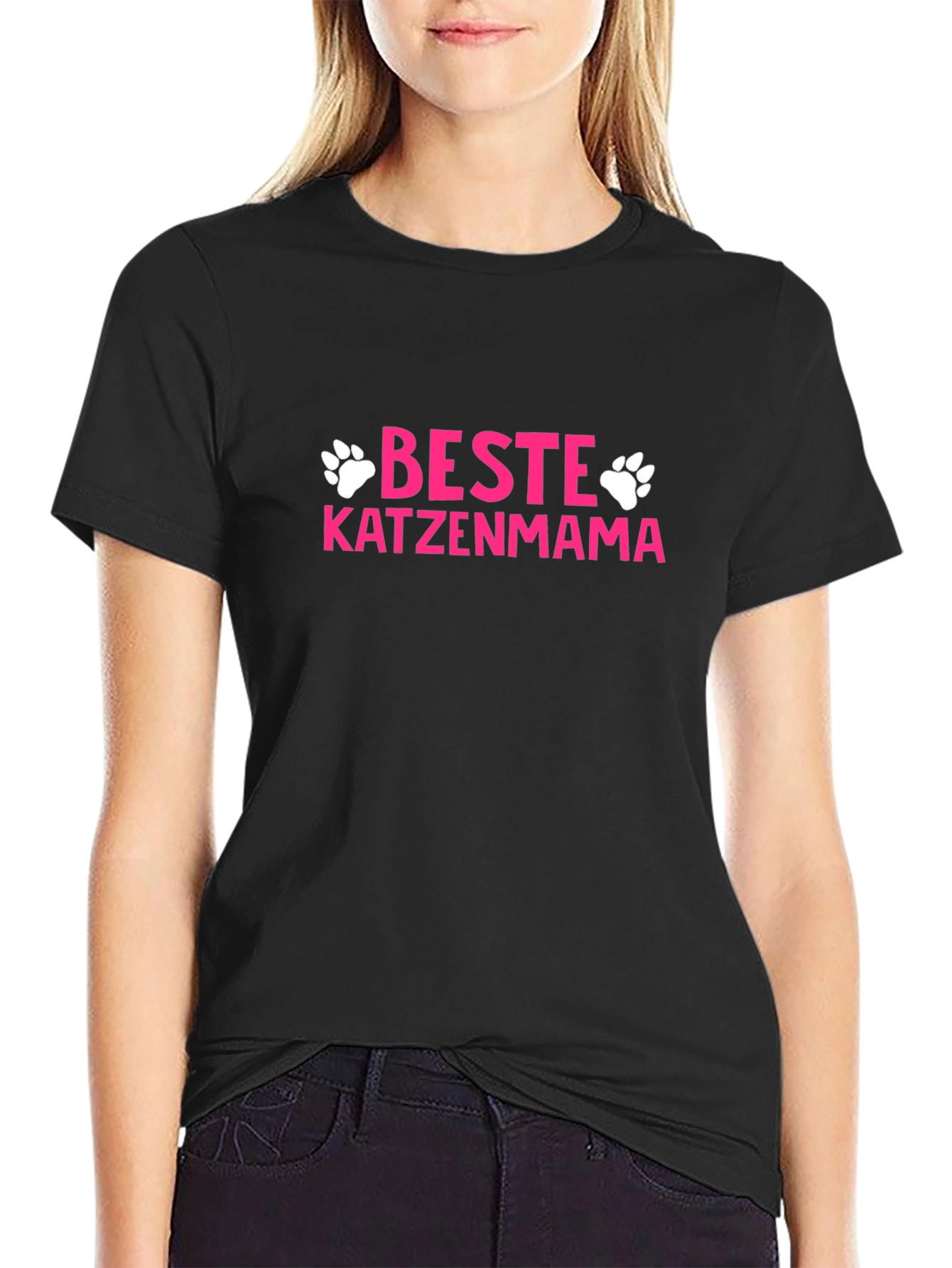 Beste Katzenmama T-Shirt - Cat Mom Tee