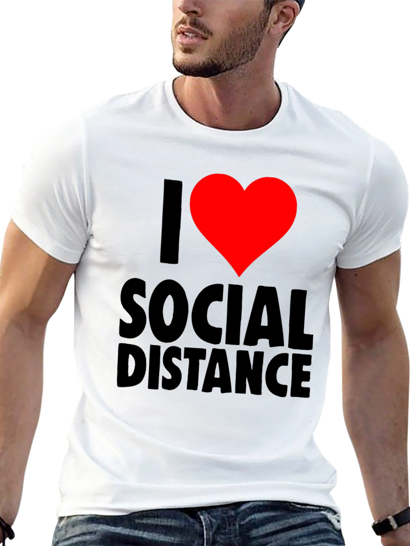 I Heart Social Distance Tee