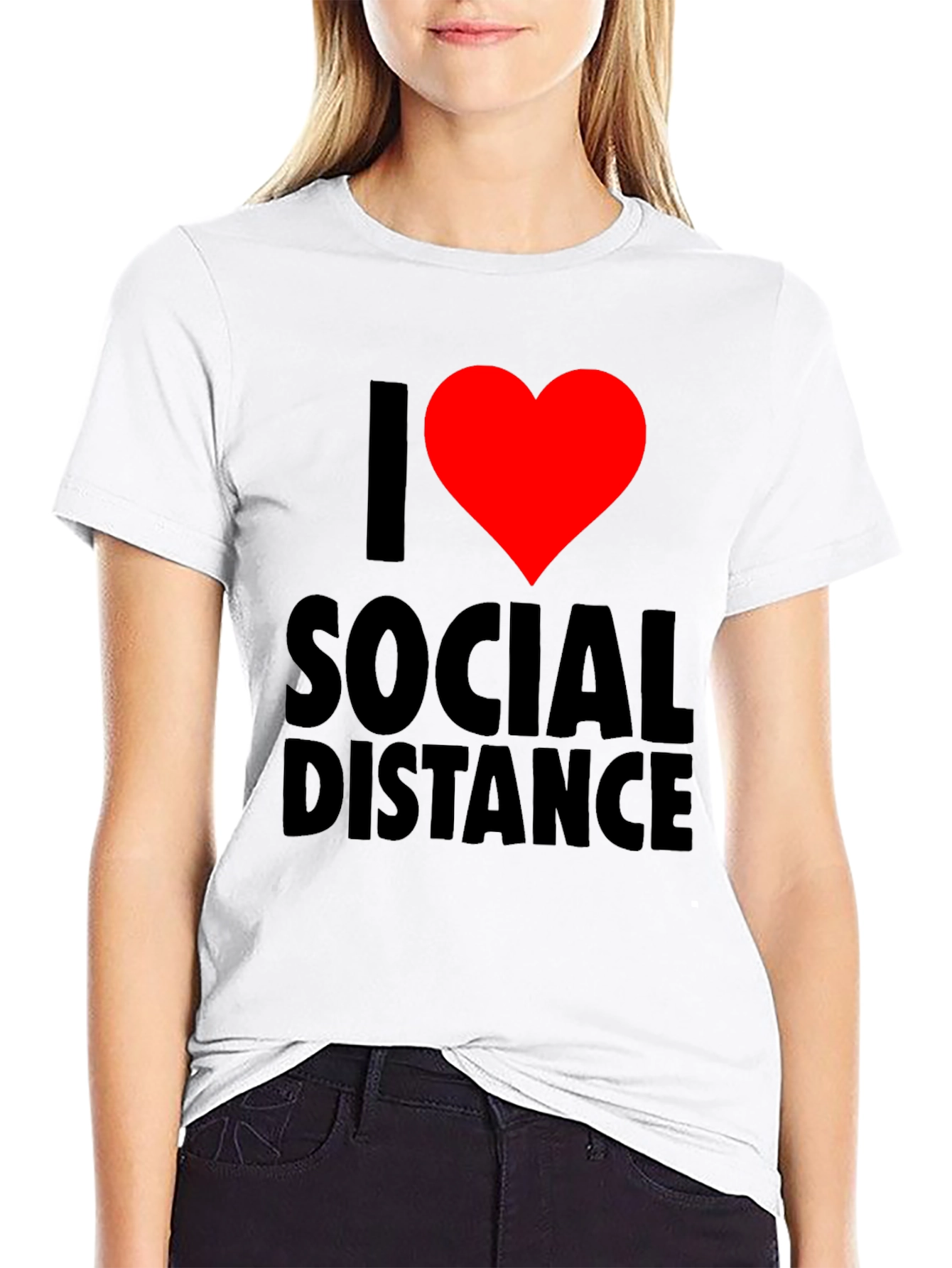 I Heart Social Distance Tee