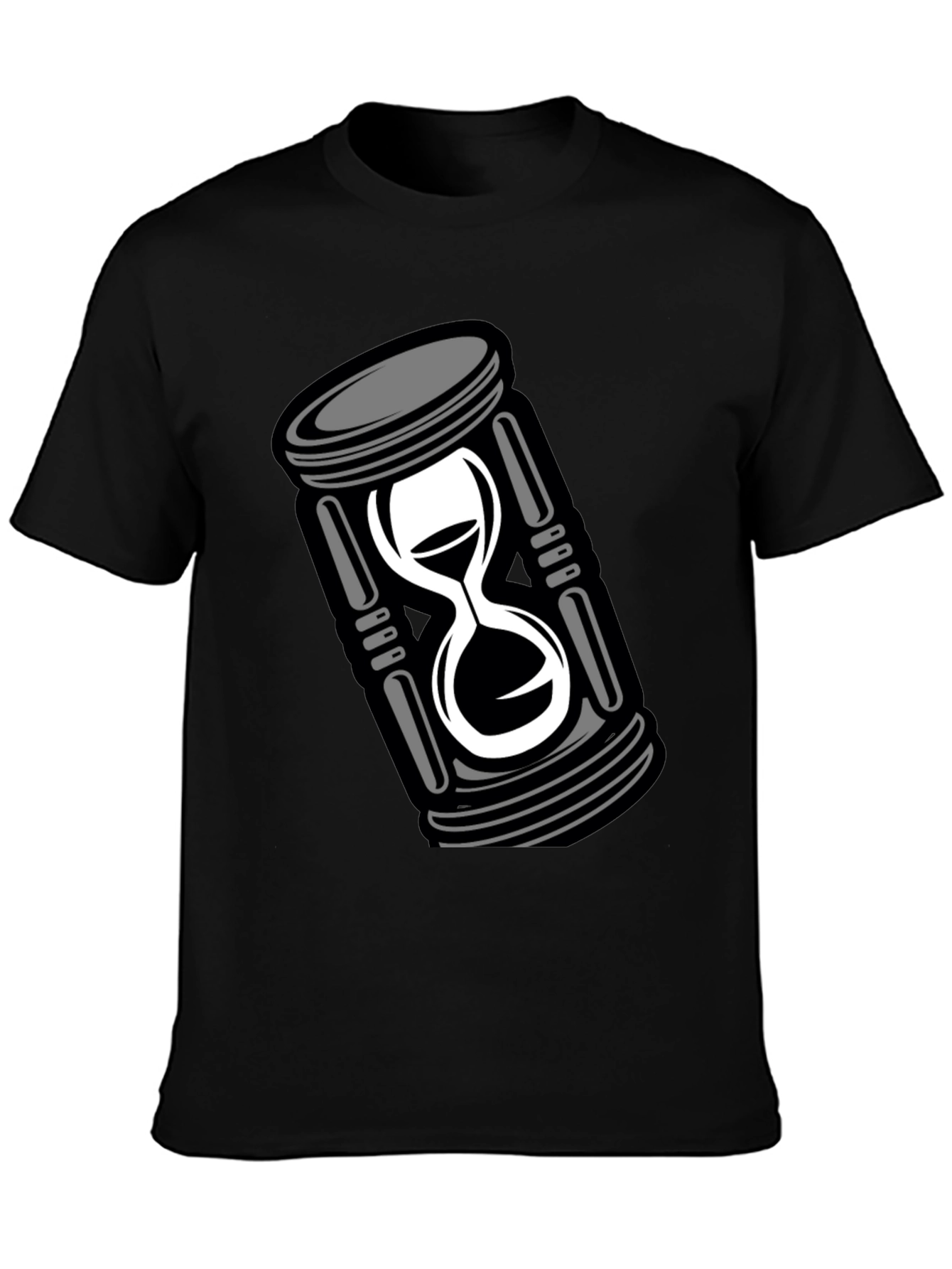Hourglass Graphic Tee - Mens Black T-Shirt