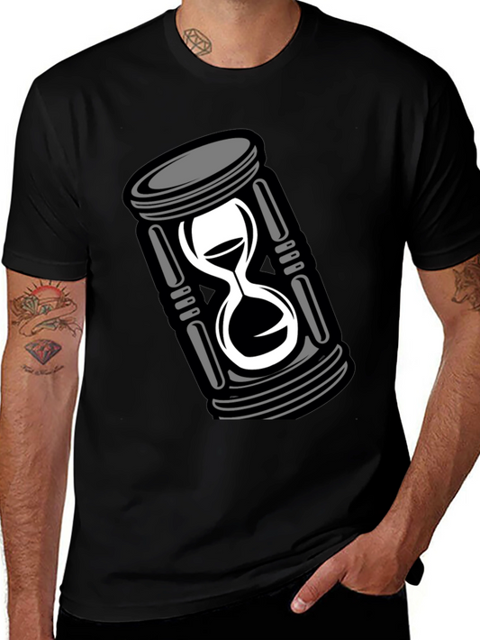 Hourglass Graphic Tee - Mens Black T-Shirt