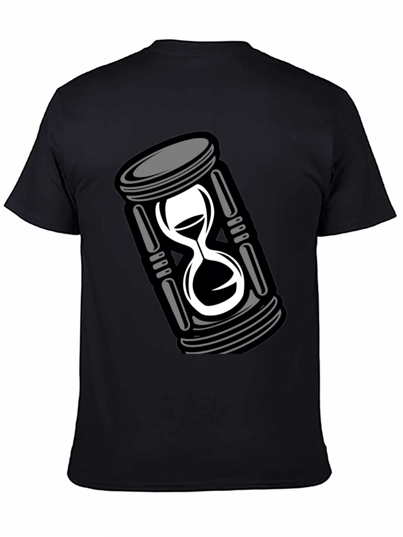 Hourglass Graphic Tee - Mens Black T-Shirt