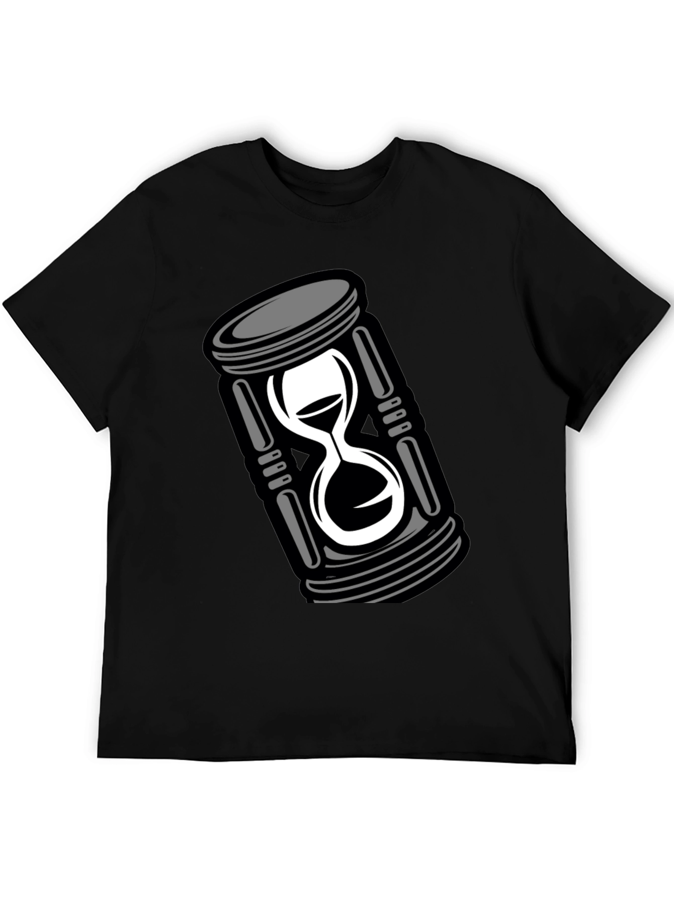 Hourglass Graphic Tee - Mens Black T-Shirt