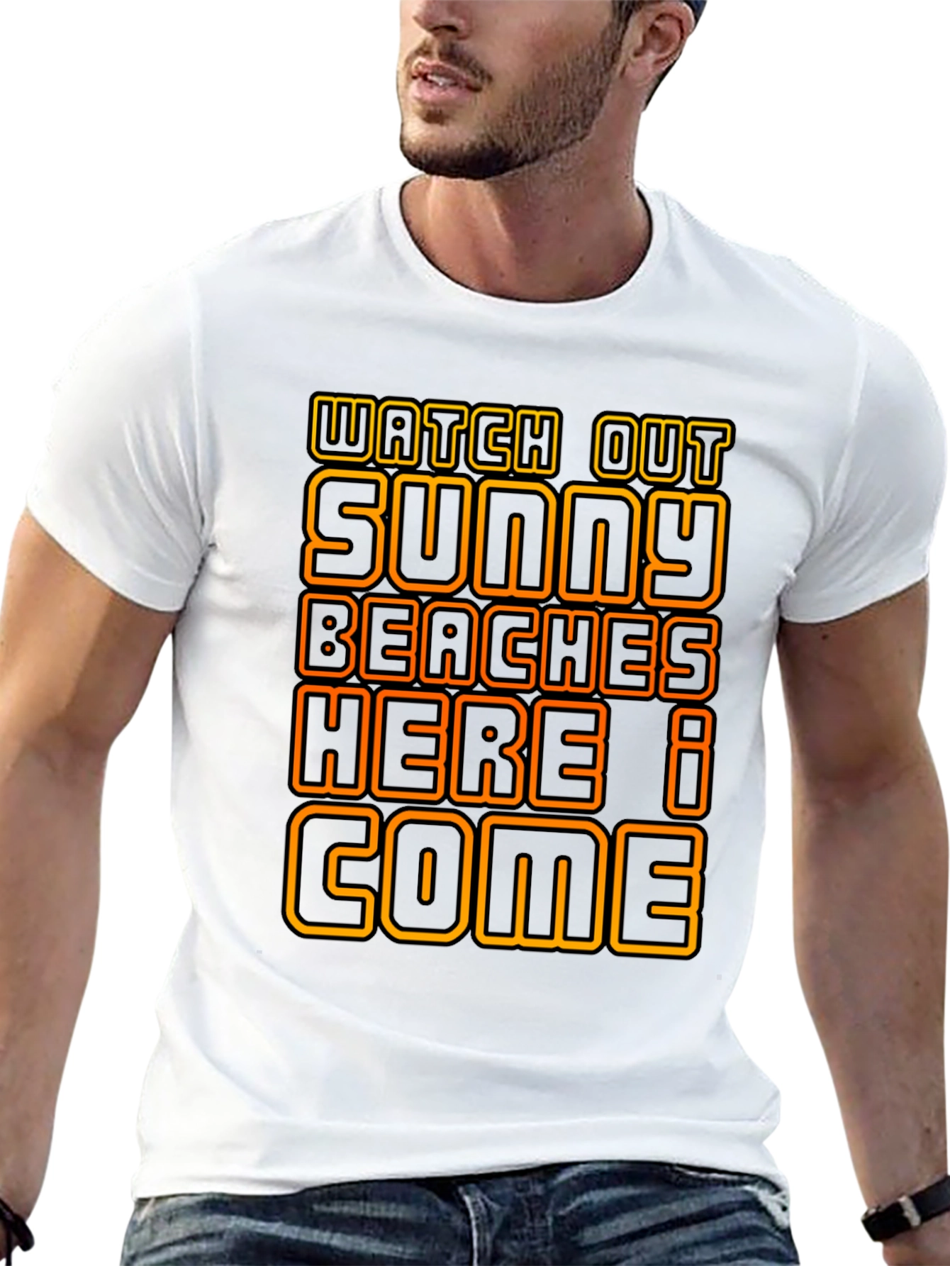 Watch Out Sunny Beaches Graphic Tee