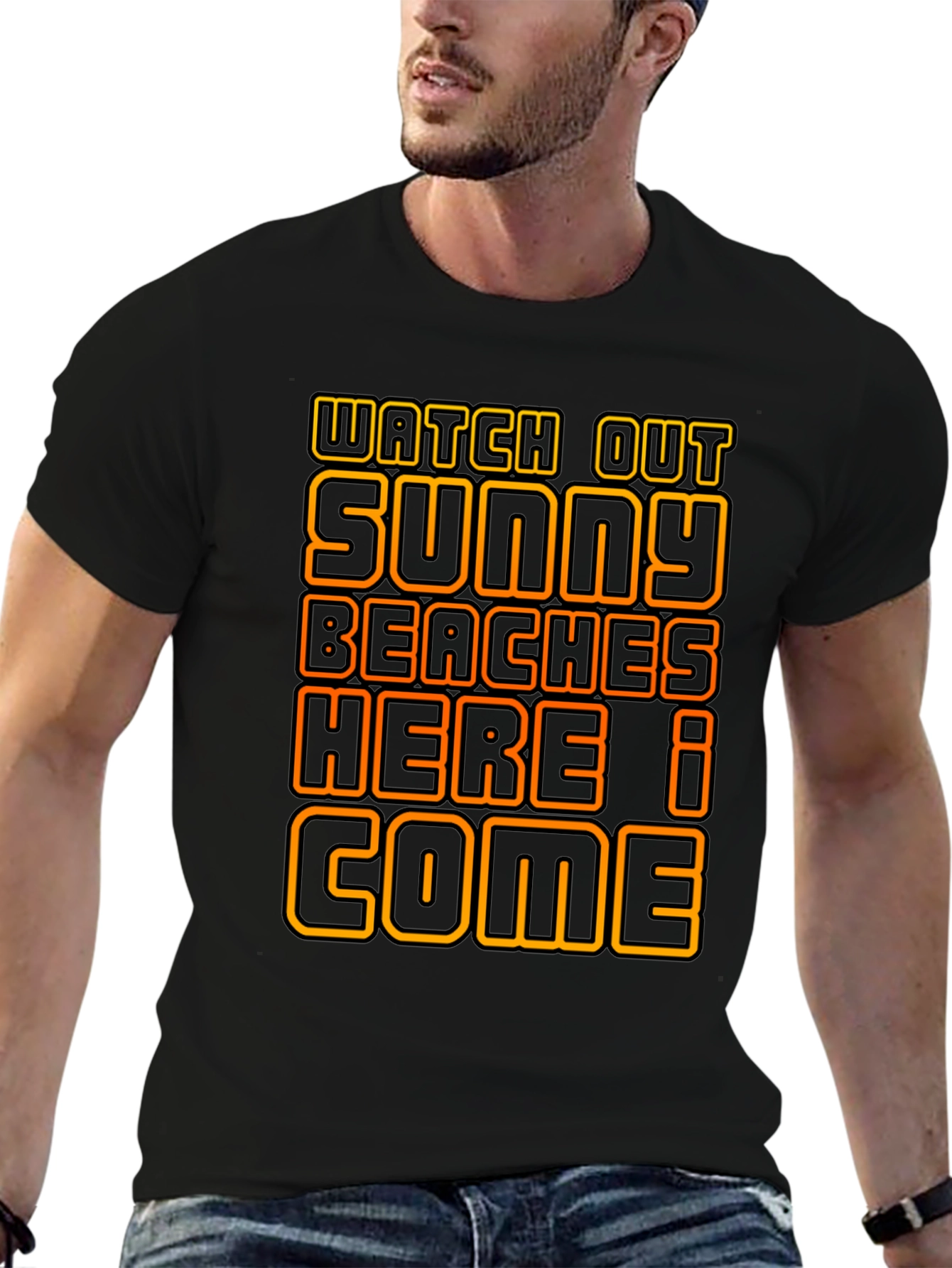 Watch Out Sunny Beaches Graphic Tee