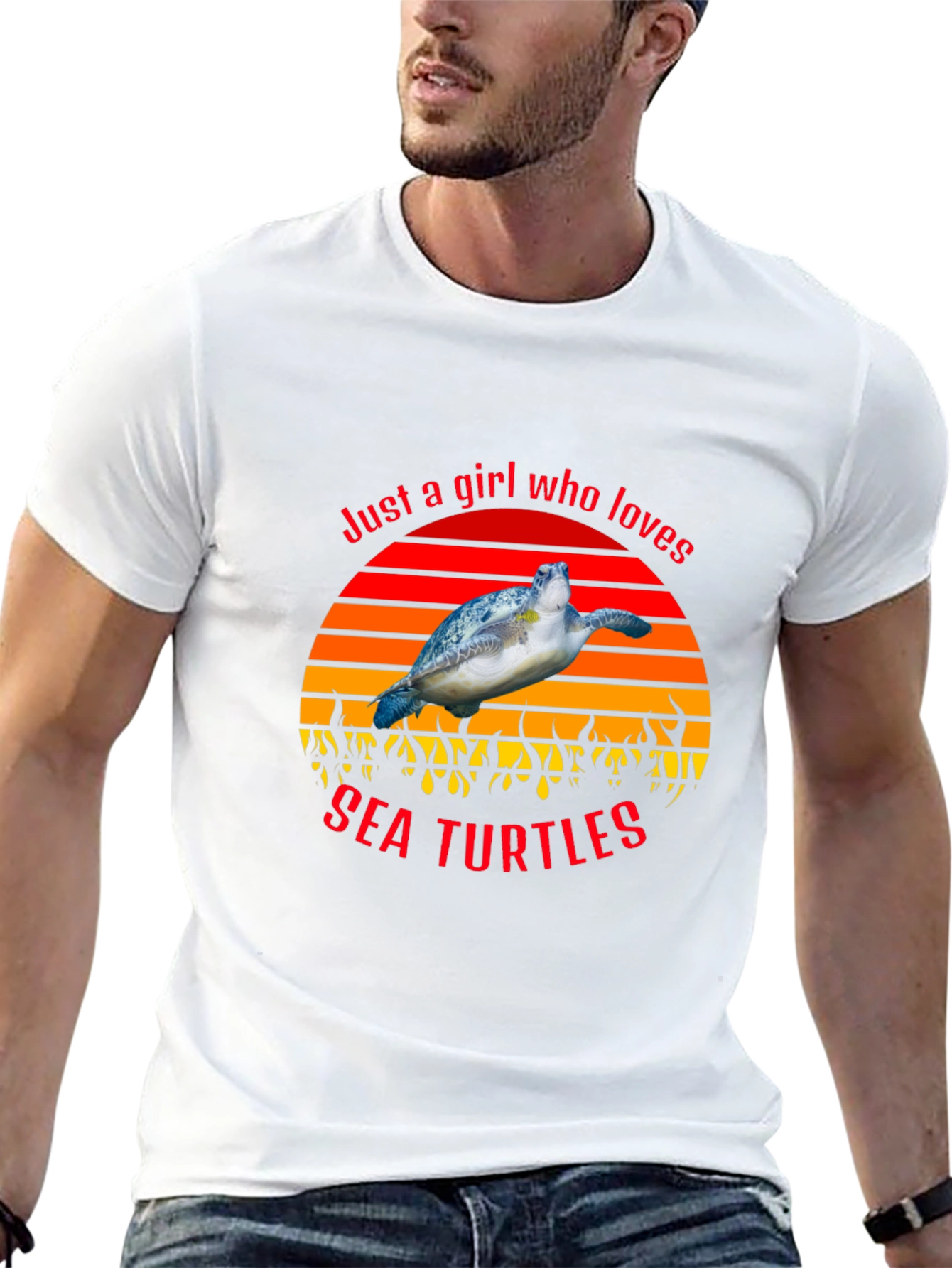 Just a Girl Who Loves Sea Turtles T-Shirt