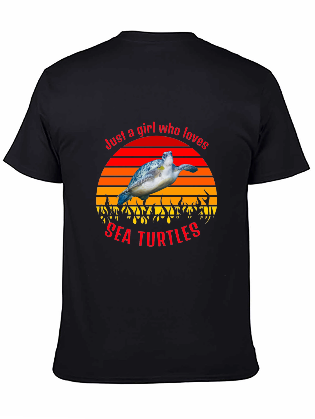 Just a Girl Who Loves Sea Turtles T-Shirt