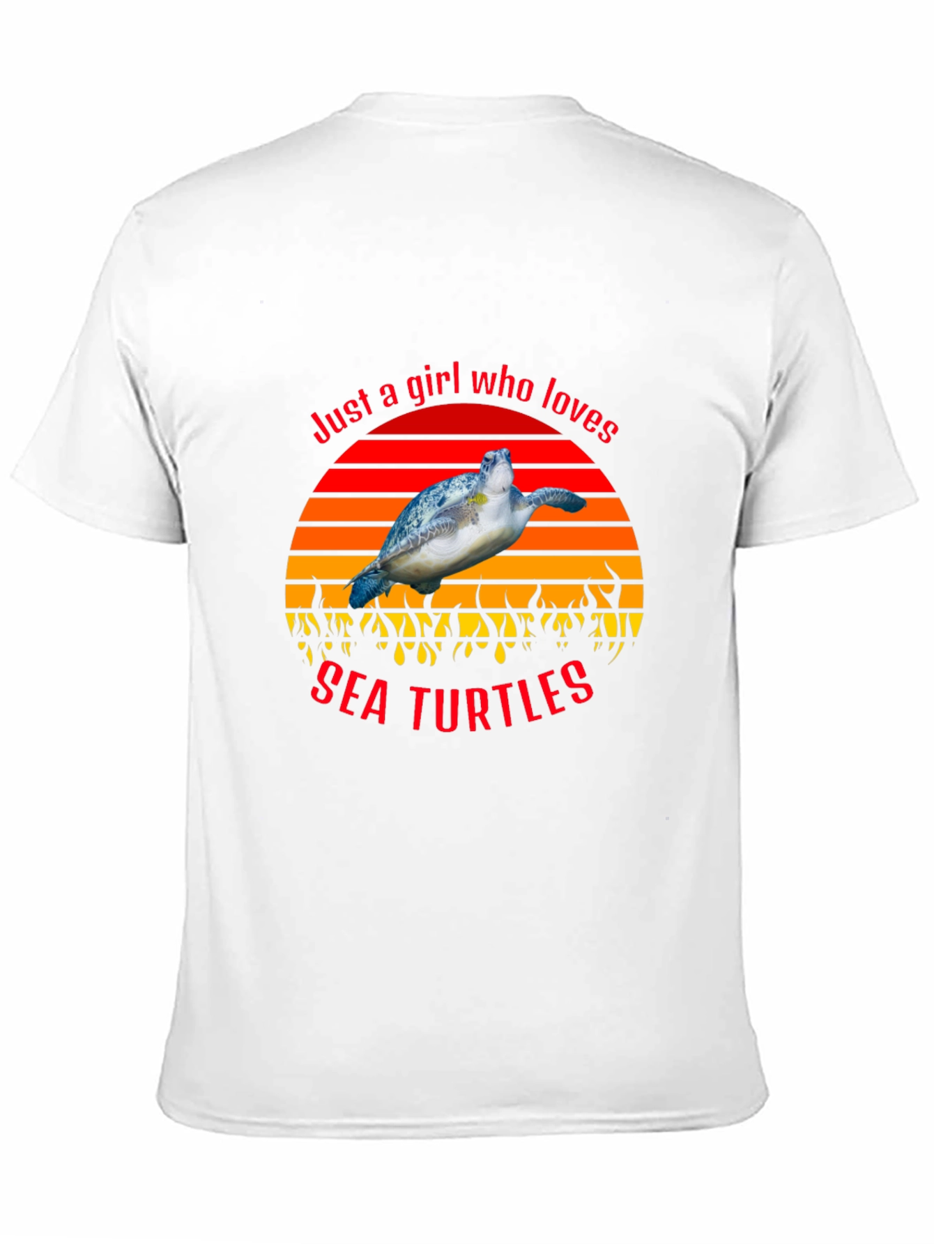 Just a Girl Who Loves Sea Turtles T-Shirt