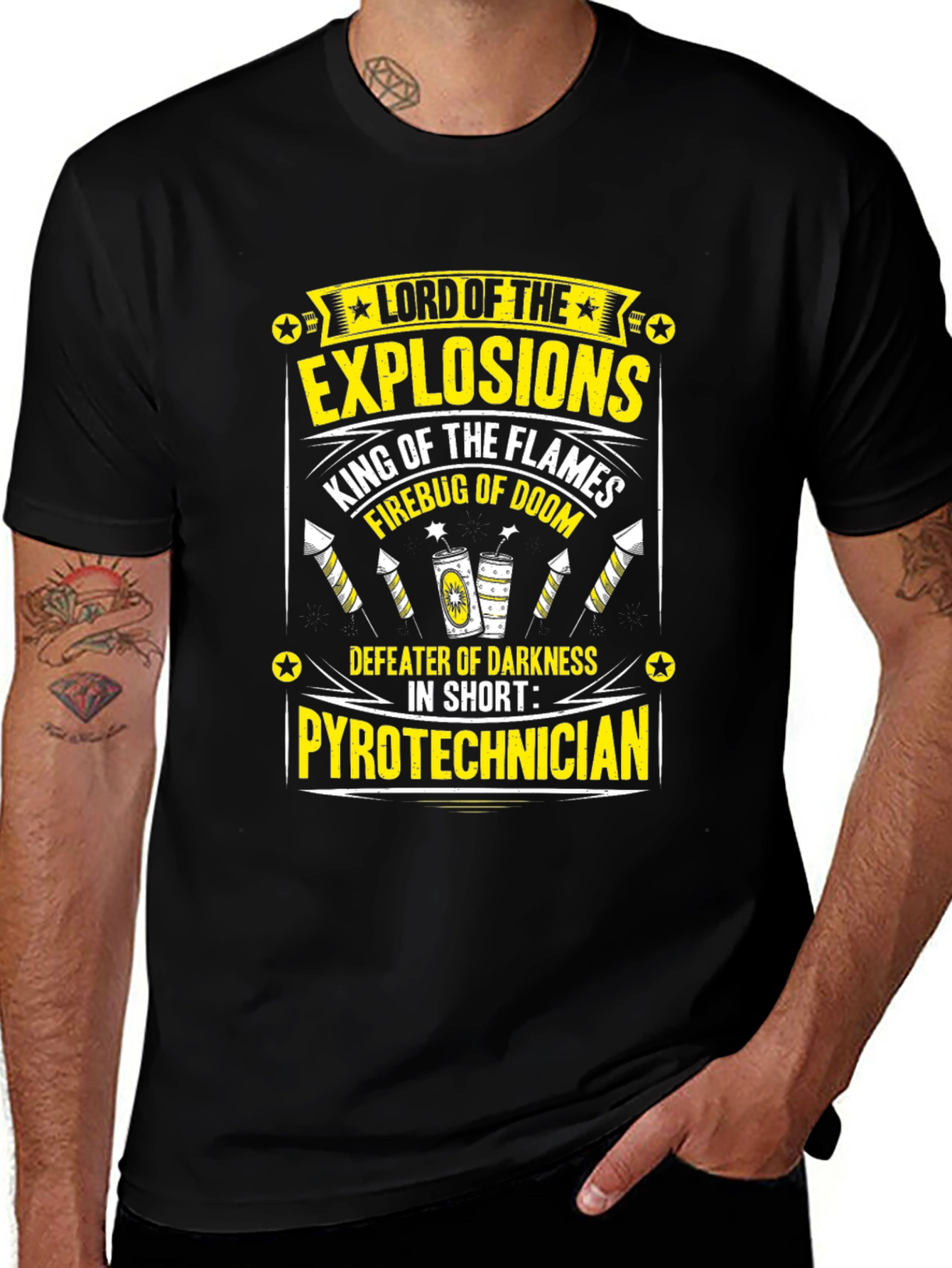 Lord of Explosions Pyrotechnician T-Shirt