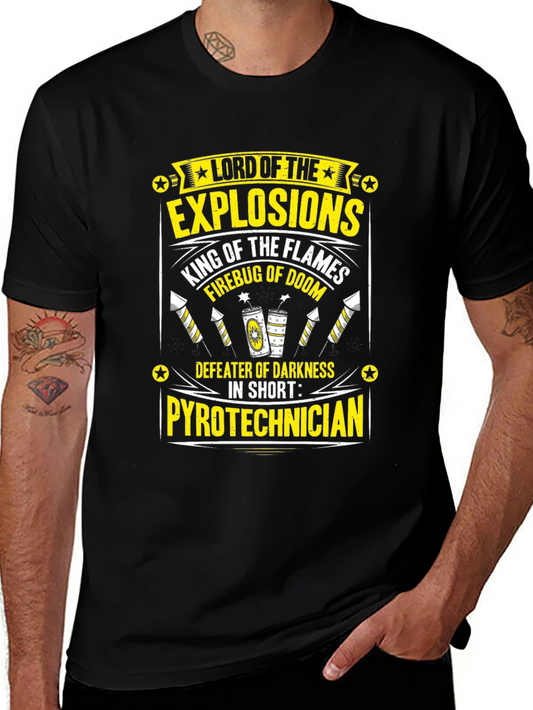 Lord of Explosions Pyrotechnician T-Shirt