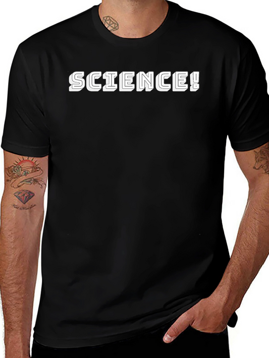 Science! Graphic T-Shirt - Black Unisex