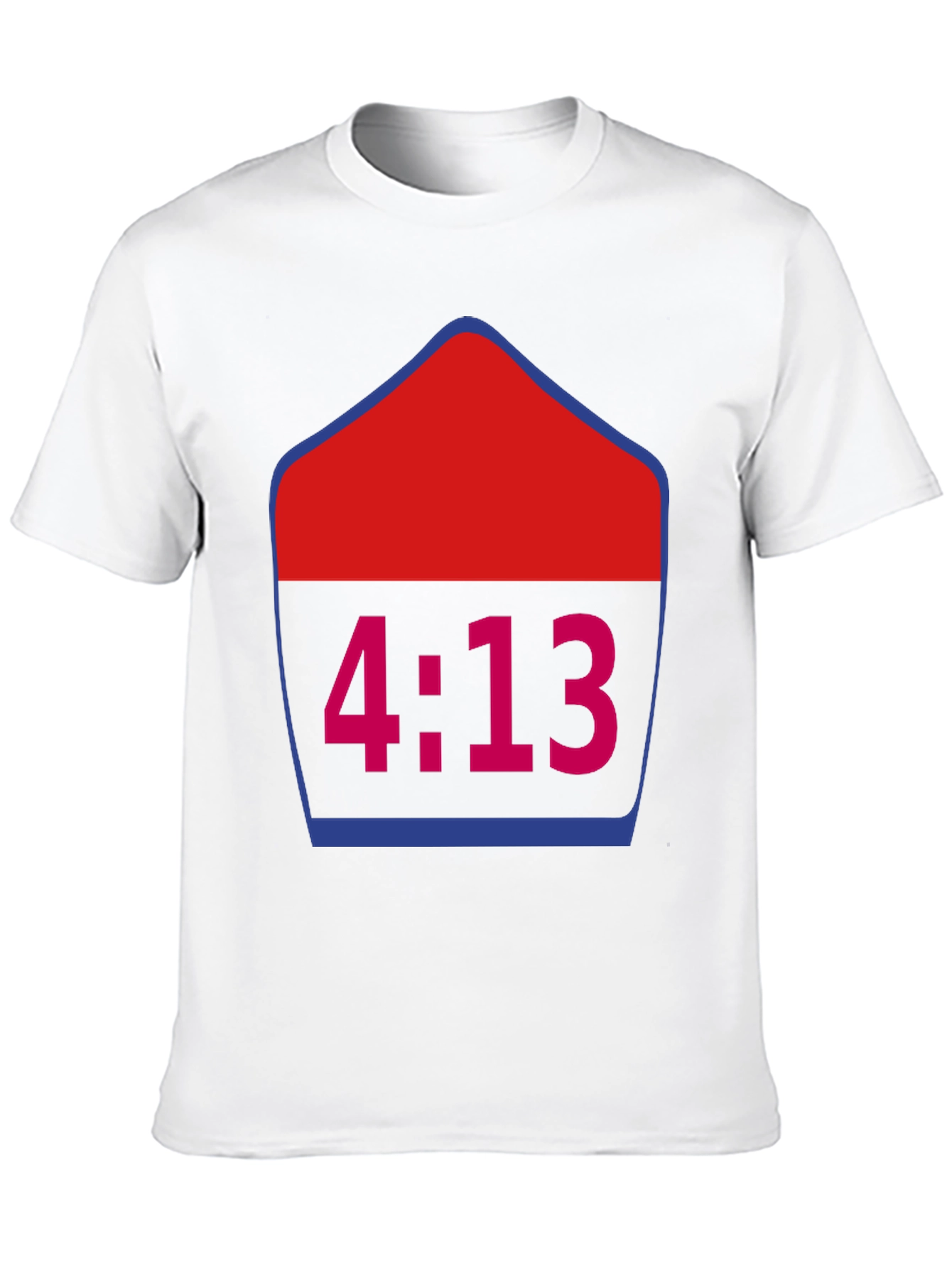 4:13 Graphic Tee - Trendy Black T-Shirt