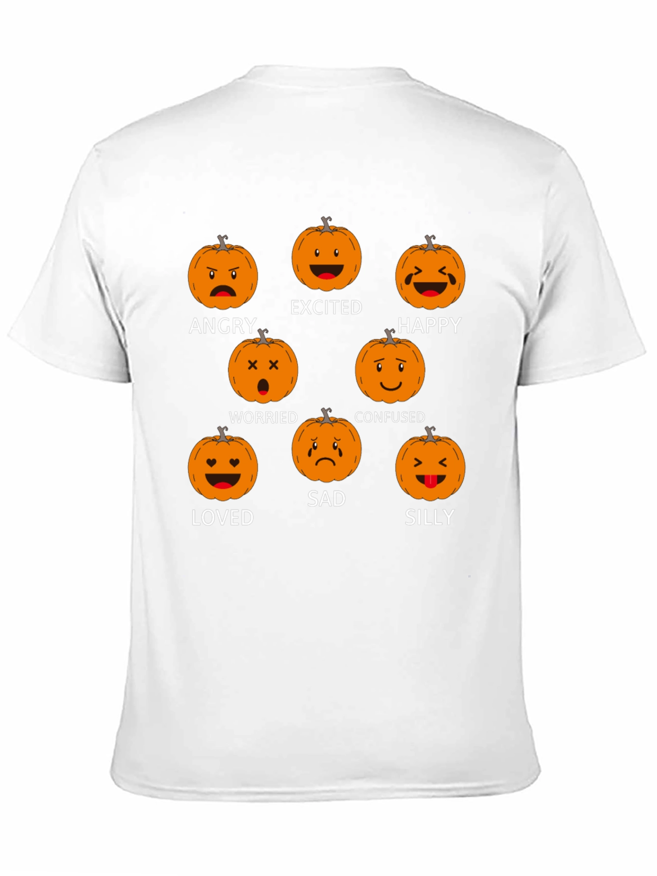 Emotional Pumpkin Black T-Shirt