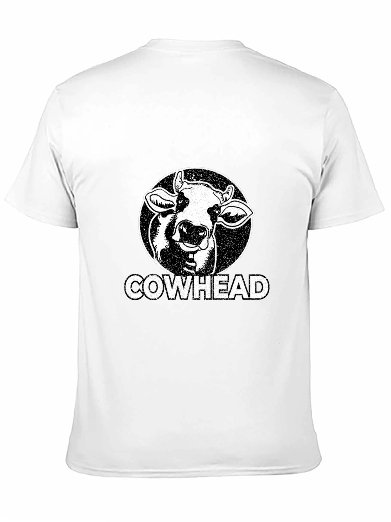Cowhead Graphic Tee - Black Cotton T-Shirt