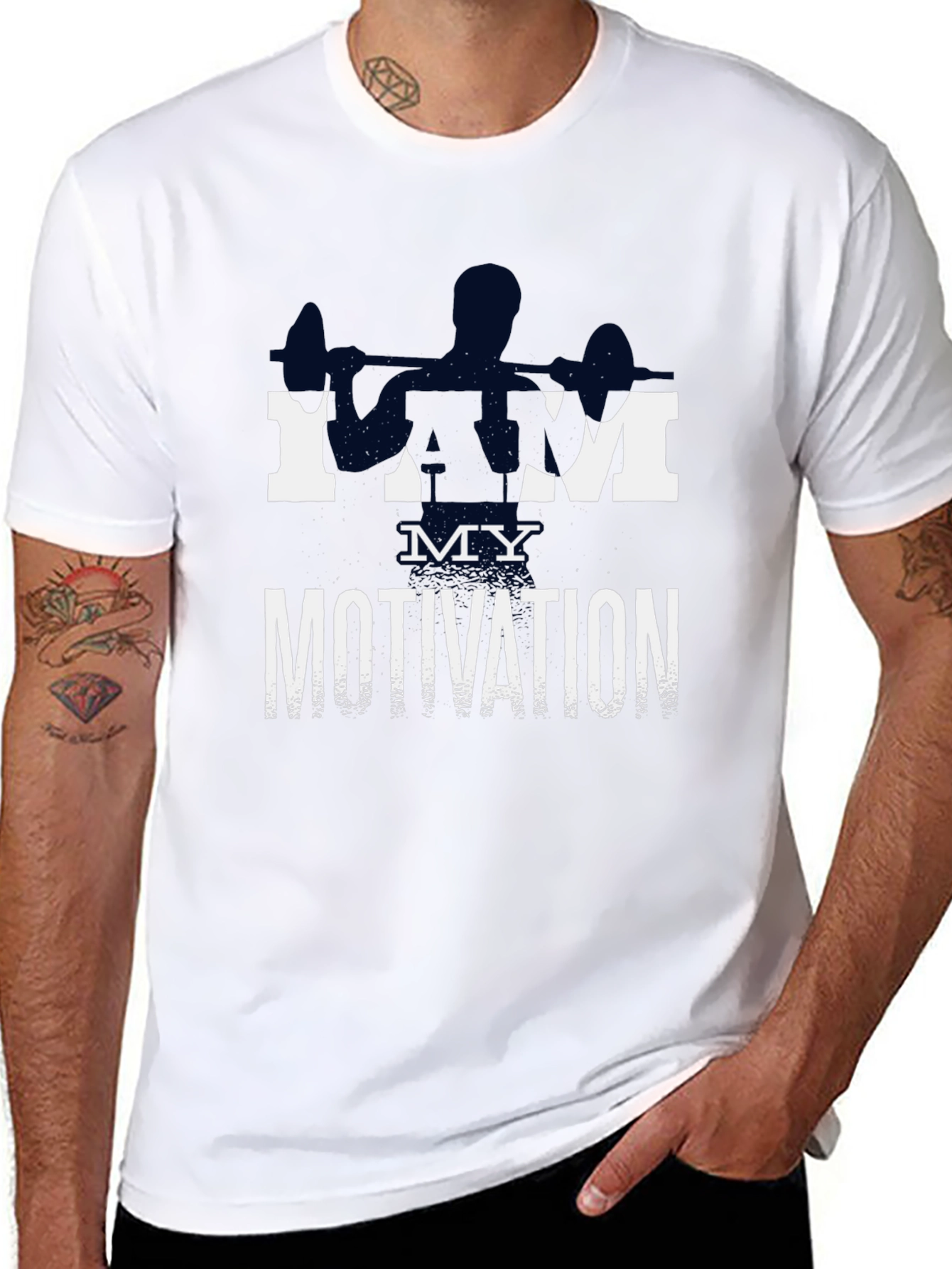 Motivational Gym T-Shirt - I AM MY MOTIVATION