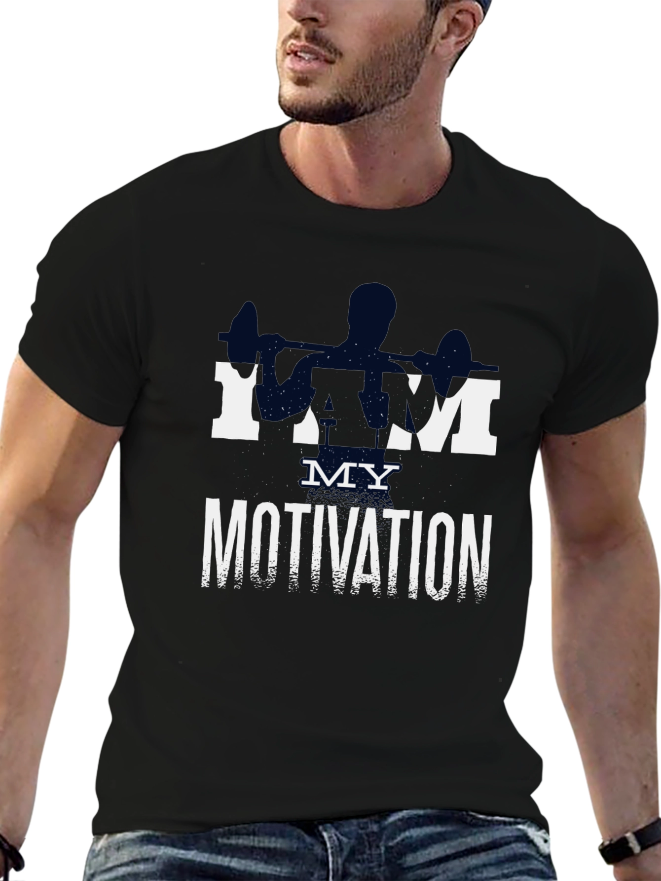 Motivational Gym T-Shirt - I AM MY MOTIVATION