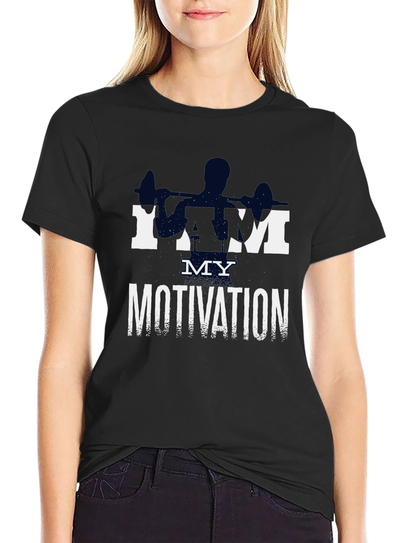 Motivational Gym T-Shirt - I AM MY MOTIVATION