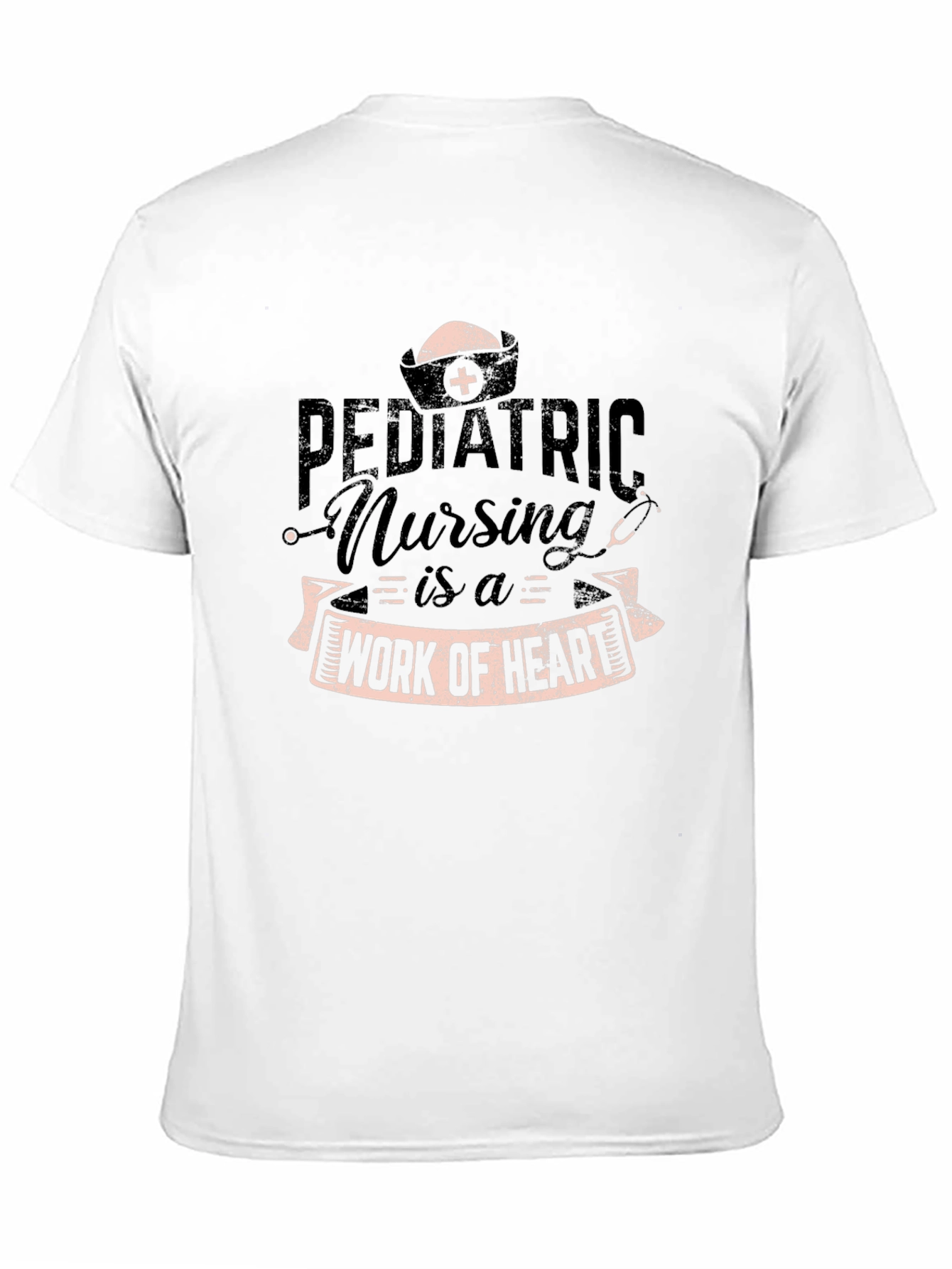 Pediatric Nursing is a Work of Heart T-Shirt