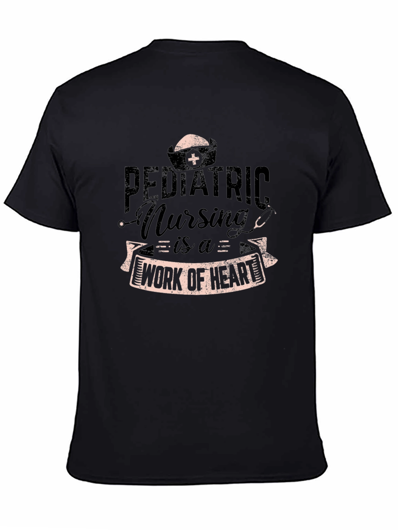 Pediatric Nursing is a Work of Heart T-Shirt
