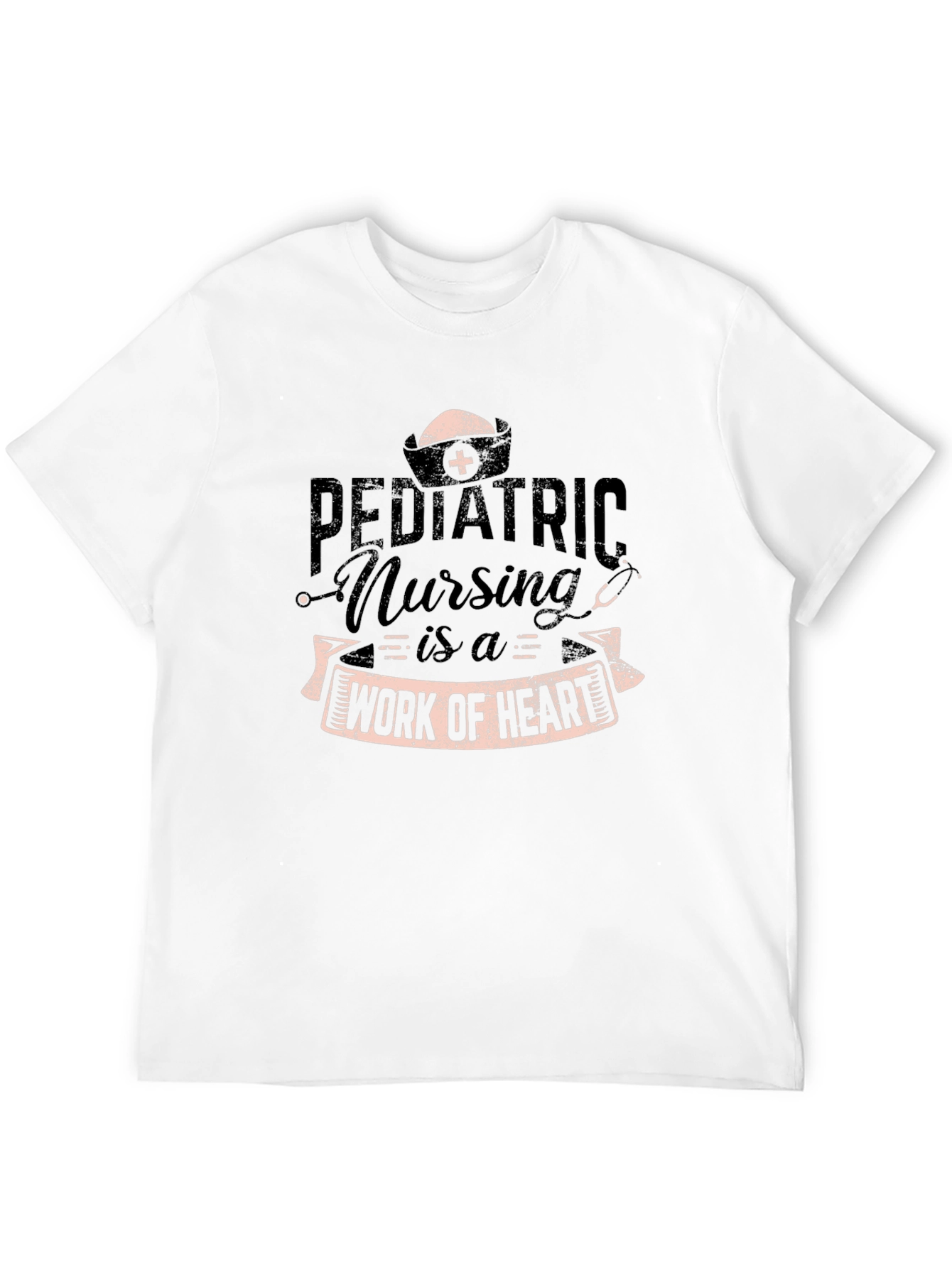 Pediatric Nursing is a Work of Heart T-Shirt