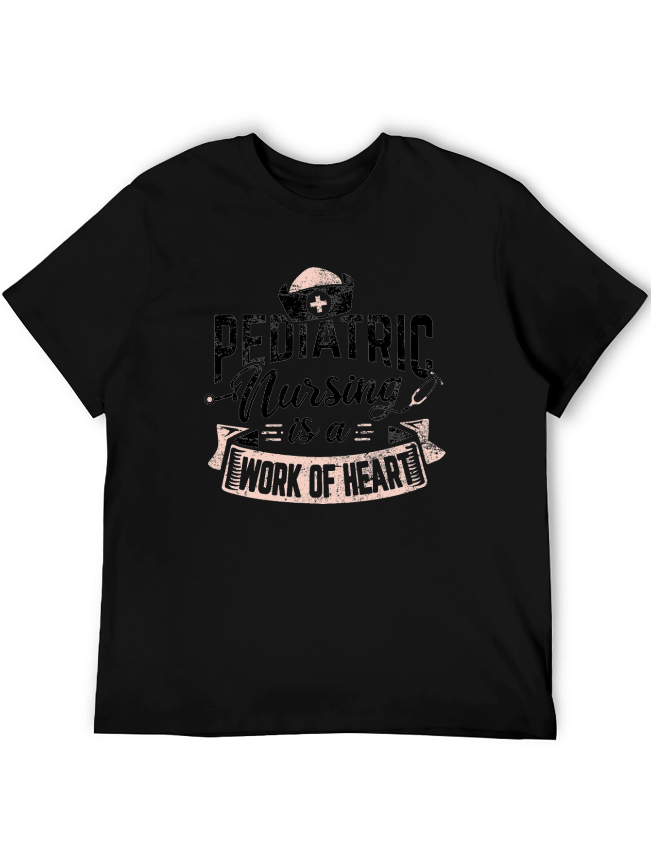 Pediatric Nursing is a Work of Heart T-Shirt