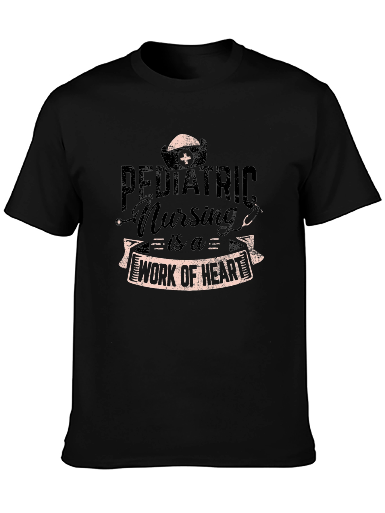 Pediatric Nursing is a Work of Heart T-Shirt