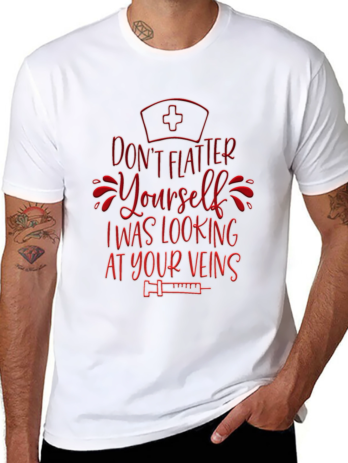 Funny Nurse Vein T-Shirt - Sarcastic RN Apparel