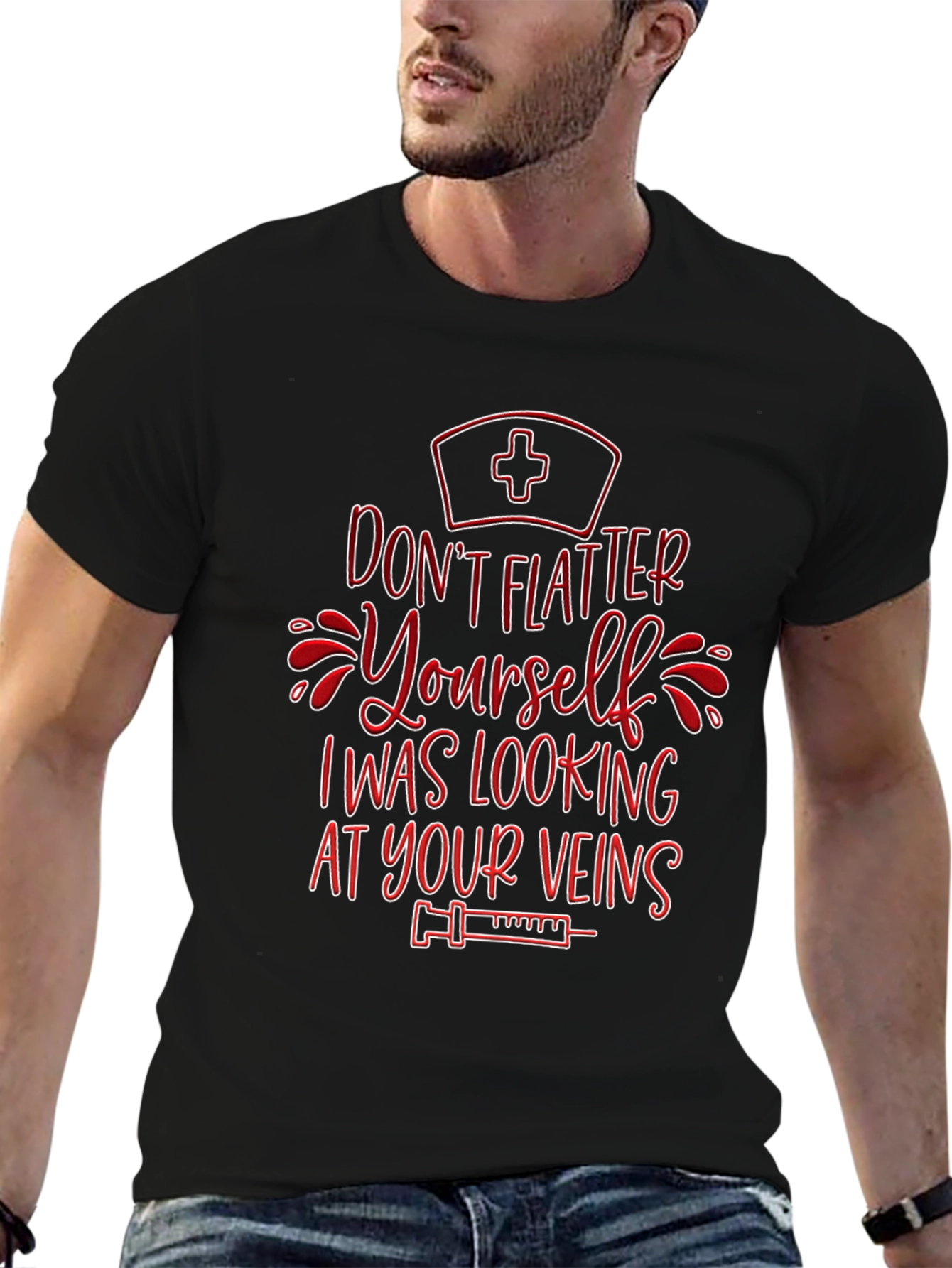 Funny Nurse Vein T-Shirt - Sarcastic RN Apparel