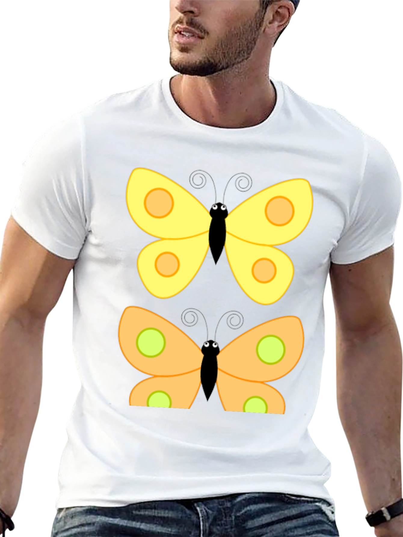Butterfly Graphic Tee - Fun & Stylish!