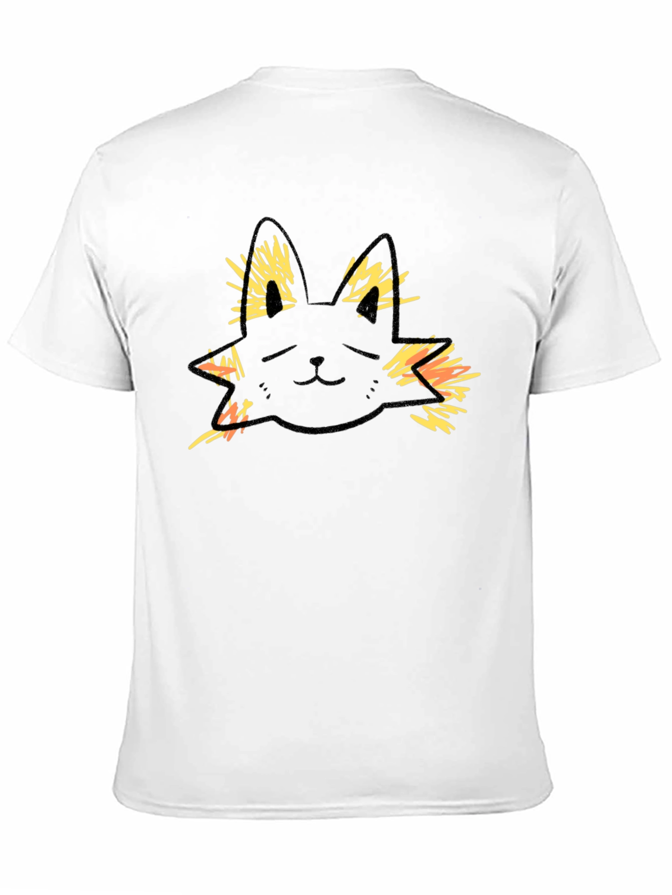 Cool Cat Graphic Tee - Black Cotton T-Shirt