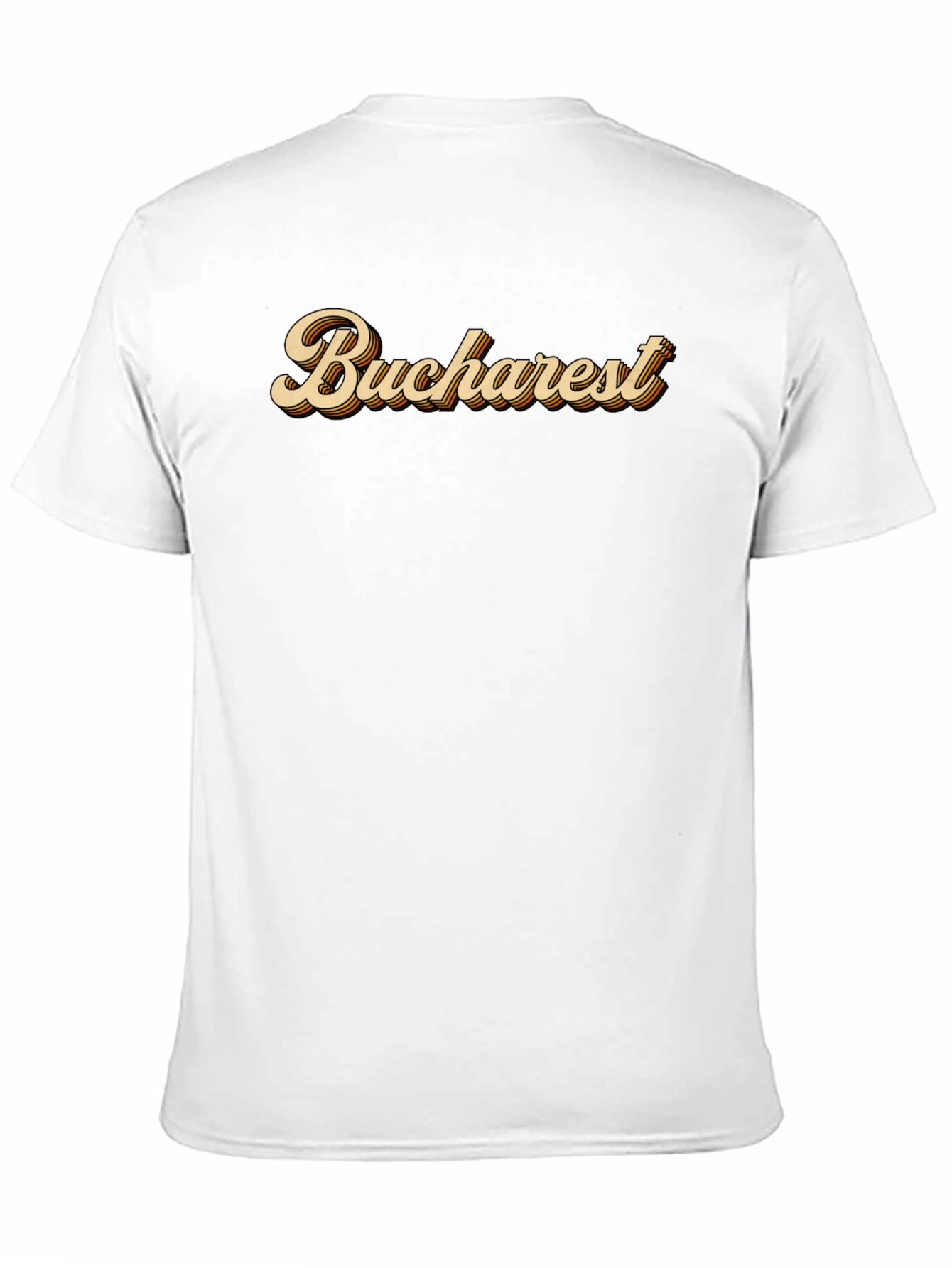 Bucharest Retro Style Graphic T-Shirt