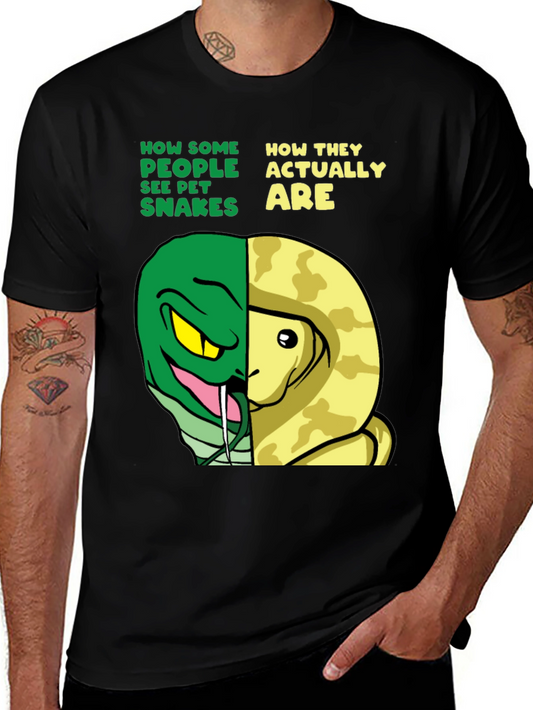Pet Snake T-Shirt: How They See vs. How They Are
