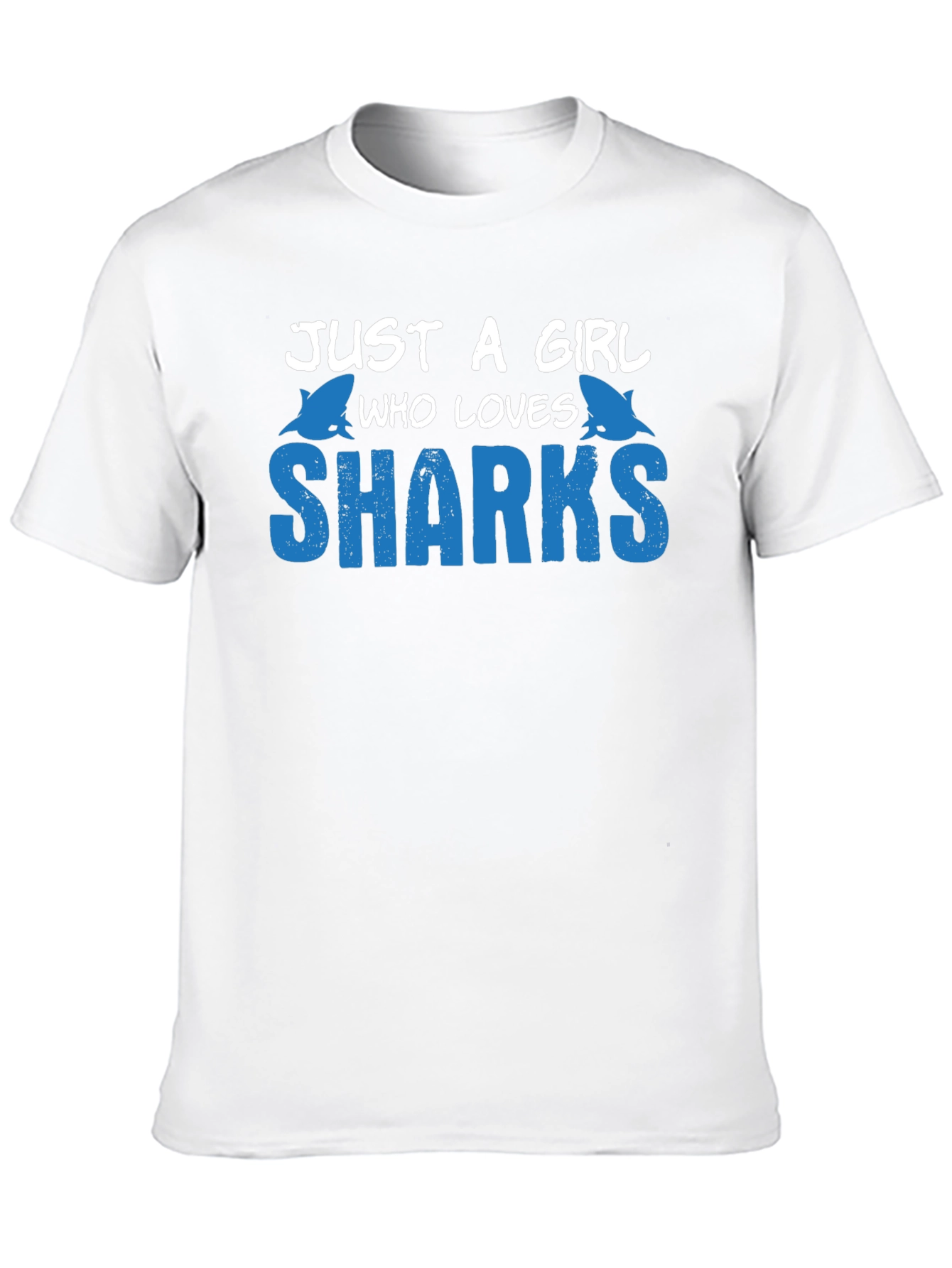 Just a Girl Who Loves Sharks T-Shirt