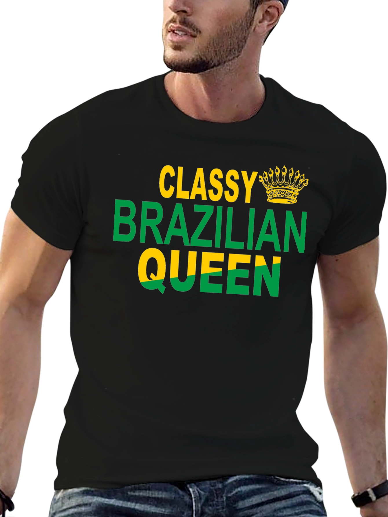 Classy Brazilian Queen Graphic T-Shirt