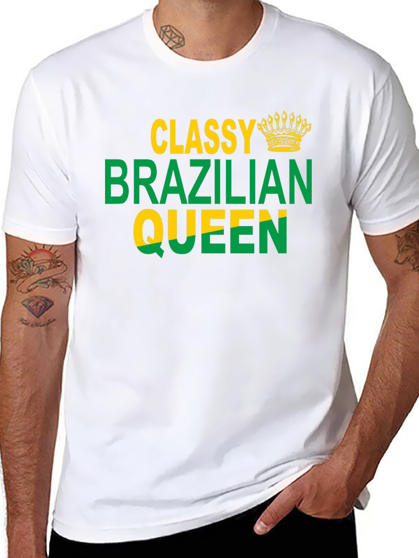 Classy Brazilian Queen Graphic T-Shirt