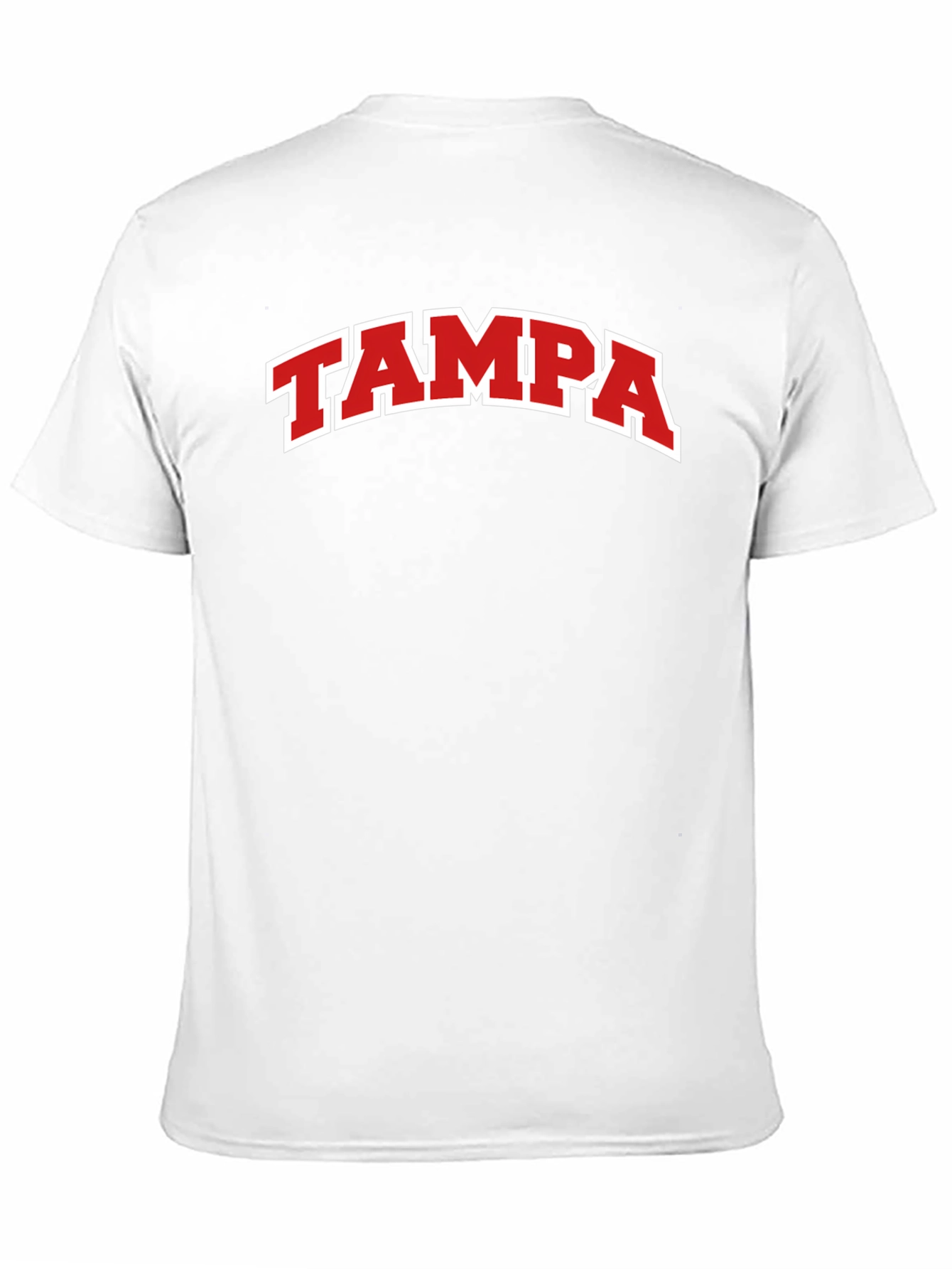 Tampa T-Shirt - Black with Red Lettering