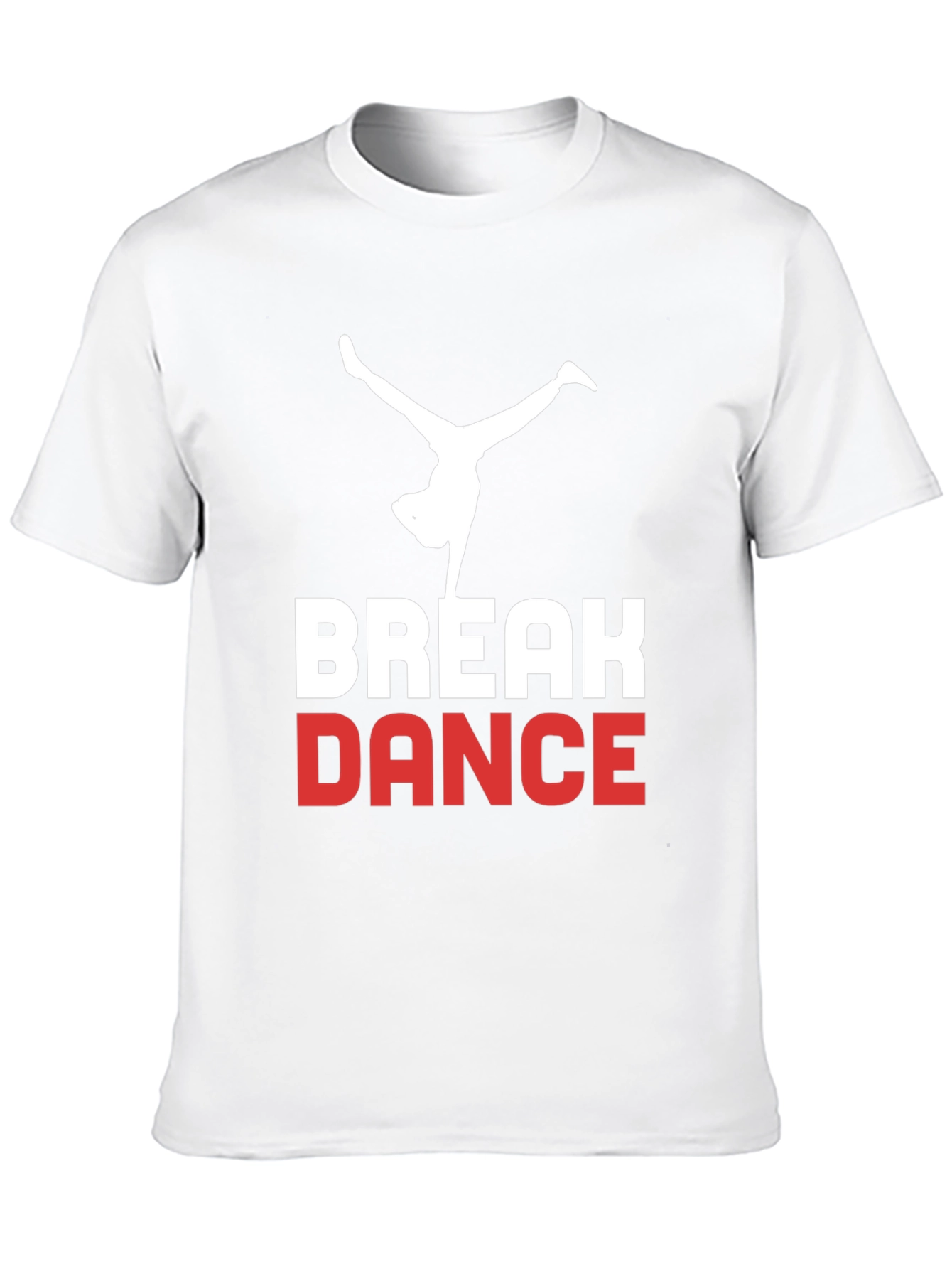 Break Dance Graphic Tee - Black Cotton