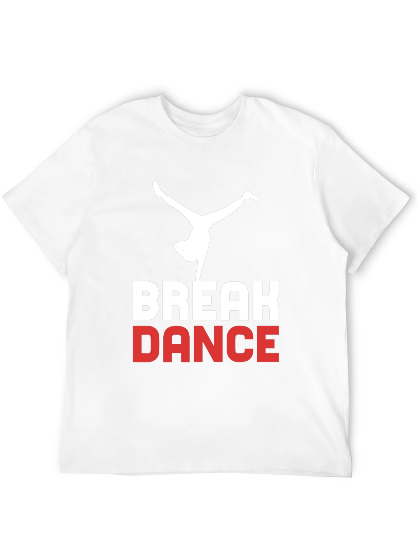 Break Dance Graphic Tee - Black Cotton