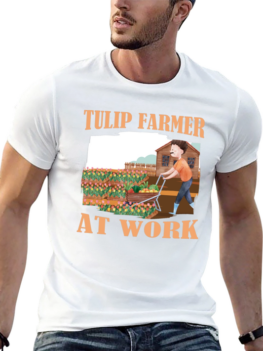 Tulip Farmer at Work T-Shirt