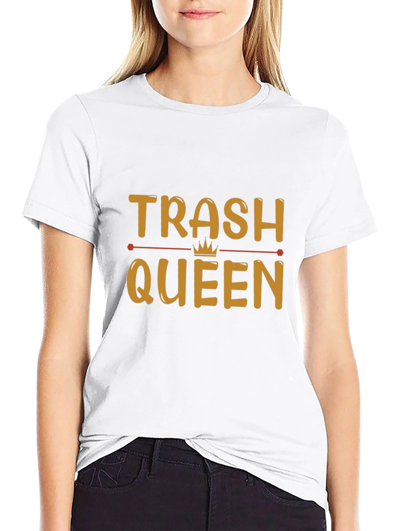 Trash Queen Graphic Tee - Black T-Shirt