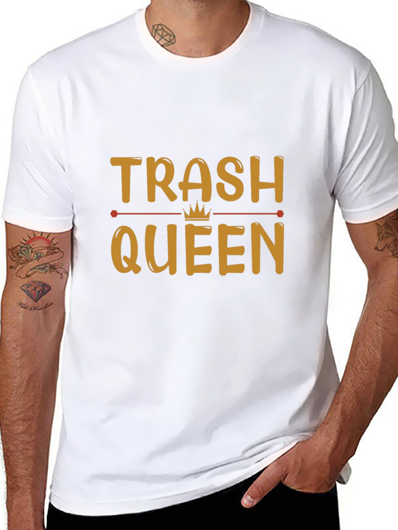 Trash Queen Graphic Tee - Black T-Shirt