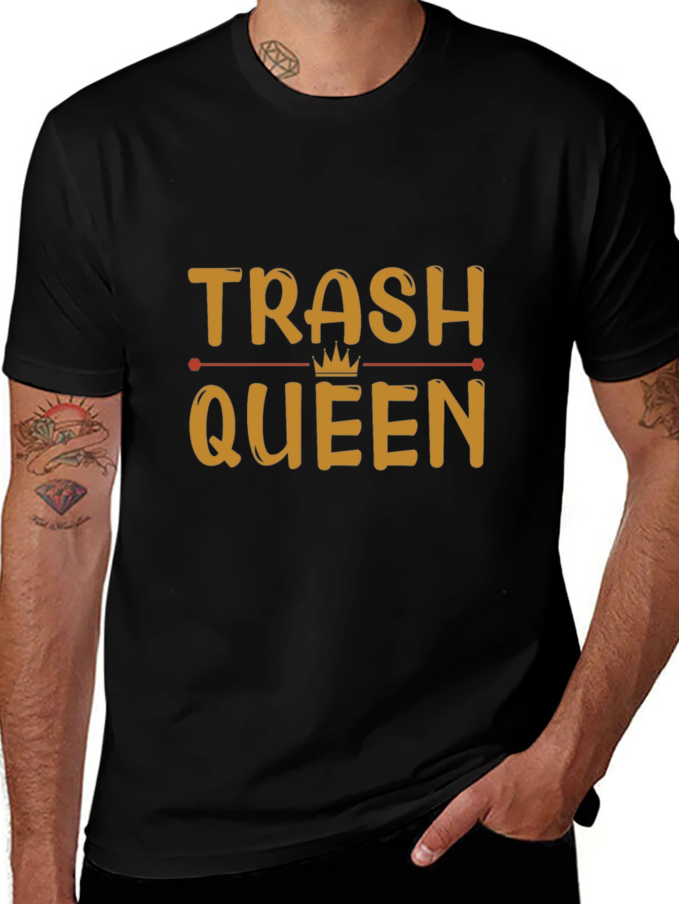 Trash Queen Graphic Tee - Black T-Shirt